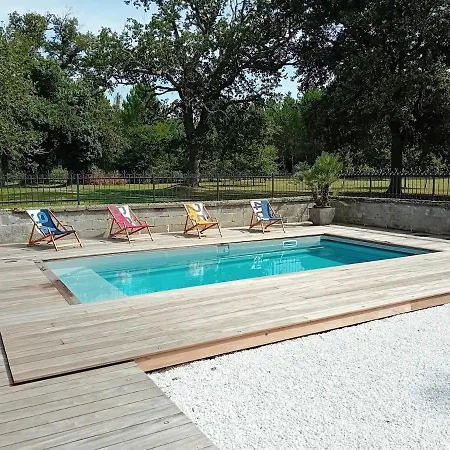 Souleyraou Piscine 12 Pers Calme Dans Airial * Sainte-Eulalie-en-Born